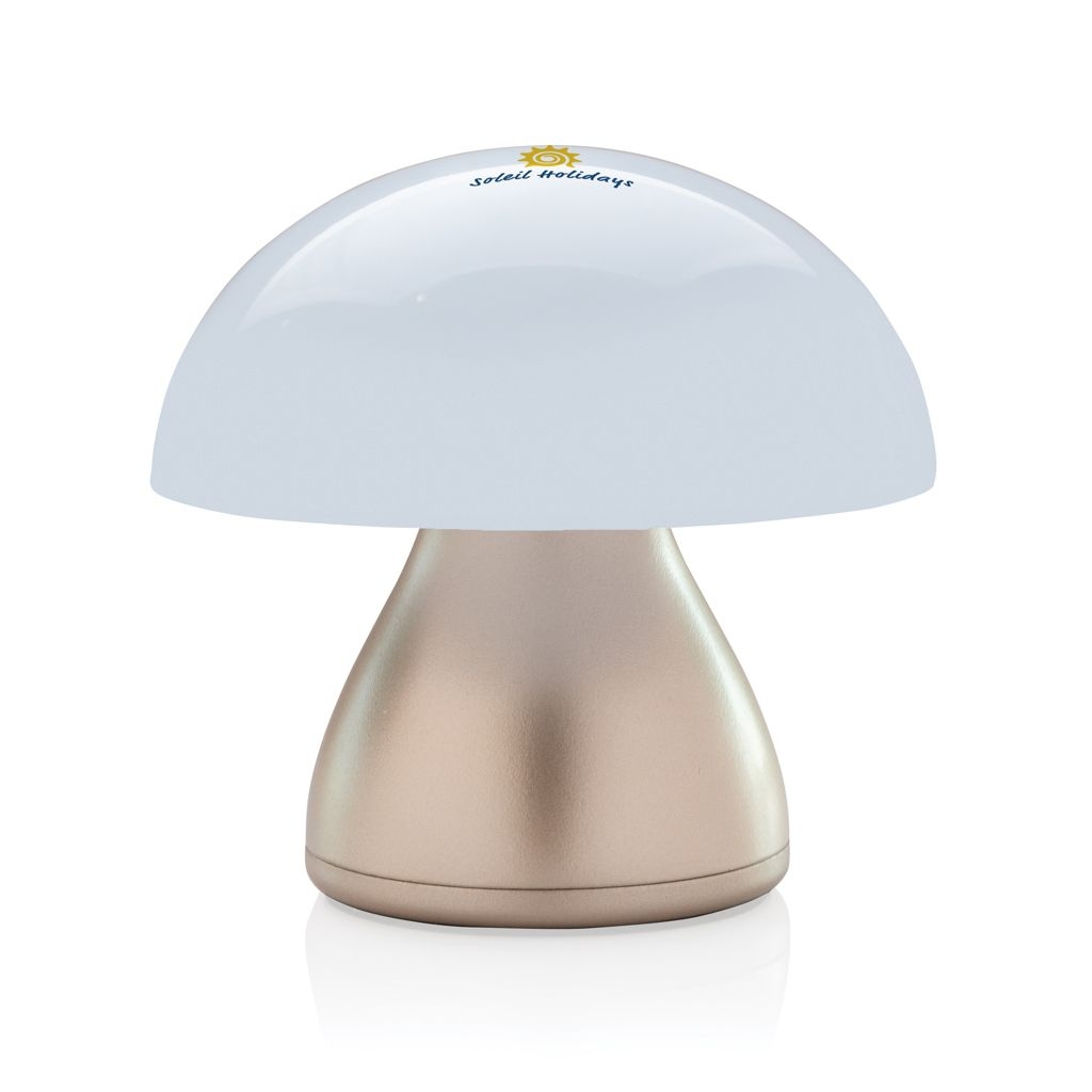 XDP513.74-9Luming wiederaufladbare USB-Tischlampe aus RCS Kunststoff_ Bronze