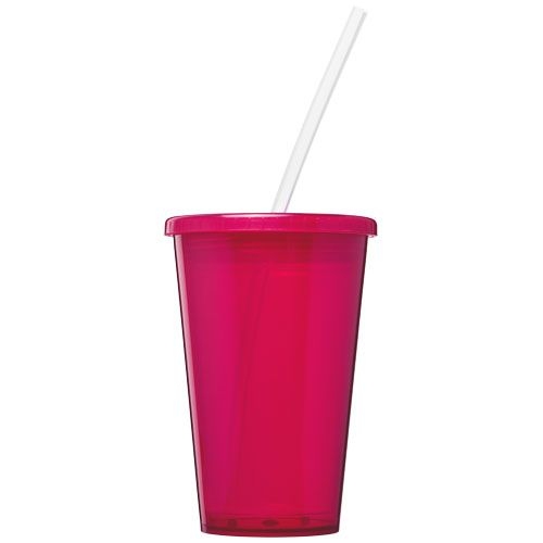 PF210031-7Stadion 350 ml doppelwandiger Becher_ magenta