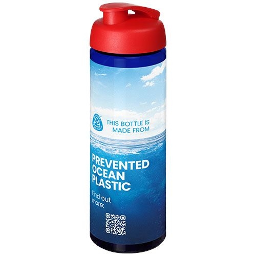 PF210483-9H2O Active® Eco Vibe 850 ml Sportflasche mit Klappdeckel_ blau_rot