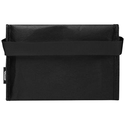 PF130082-6Spectrum Kuehltasche aus recyceltem GRS Non Woven fuer 6 Dosen 4 L_ schwarz