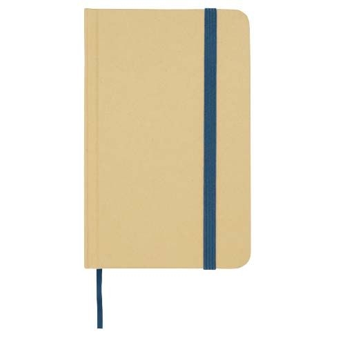 PF106022-3Reed A6 Hardcover Notizbuch_ blanko_ aus recyceltem Material_ Ozeanblau