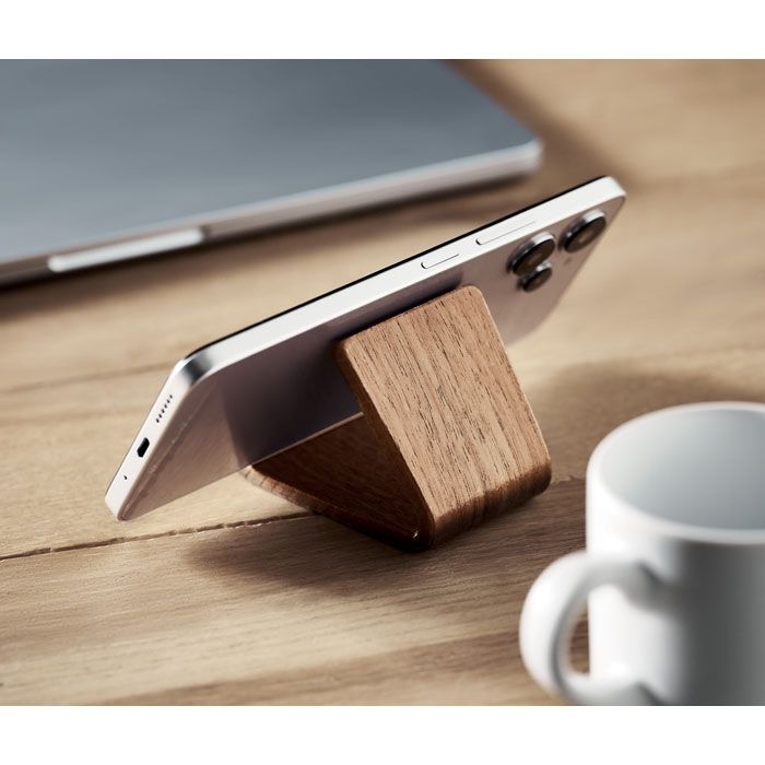 MO3128-40Hold Smartphone-Halter Holz_ holz