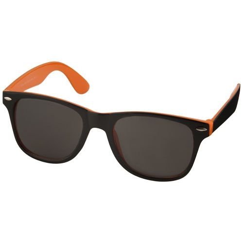 PF100500-5Sun Ray Sonnenbrille mit zweifarbigen Toenen_ orange_schwarz