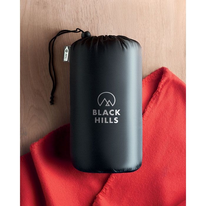 MO9935-05Musala Rpet RPET Fleece-Reisedecke_ rot