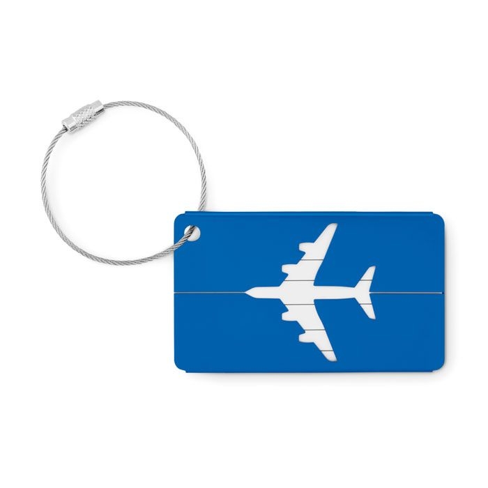MO9508-37Fly Tag Kofferanhaenger aus Aluminium_ koenigsblau