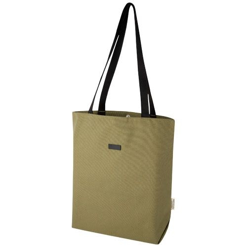 PF130042-2Joey vielseitige Tragetasche aus GRS recyceltem Canvas 14 L_ olive