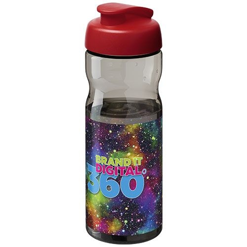 PF210436-3H2O Active® Base Tritan™ 650 ml Sportflasche mit Klappdeckel_ kohle_rot