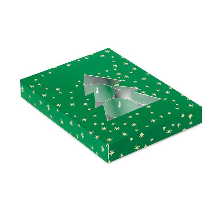 CX1607-09Radiant Teelichter-Set Zimtduft_ gruen