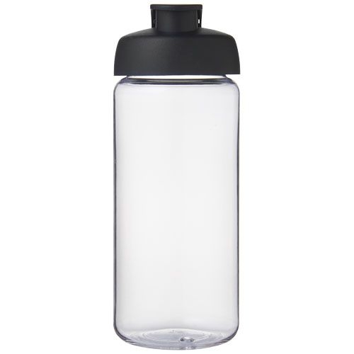 PF210445-14H2O Active® Octave Tritan™ 600-ml-Sportflasche mit Klappdeckel_ transparent klar_schwarz