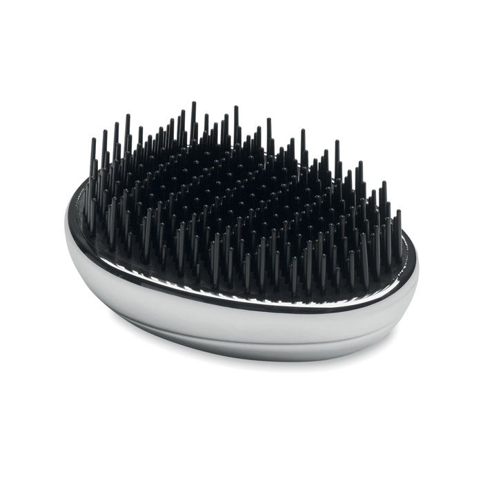MO3163-17Brush Anti-Tangle-Haarbuerste_ silber glaenzend
