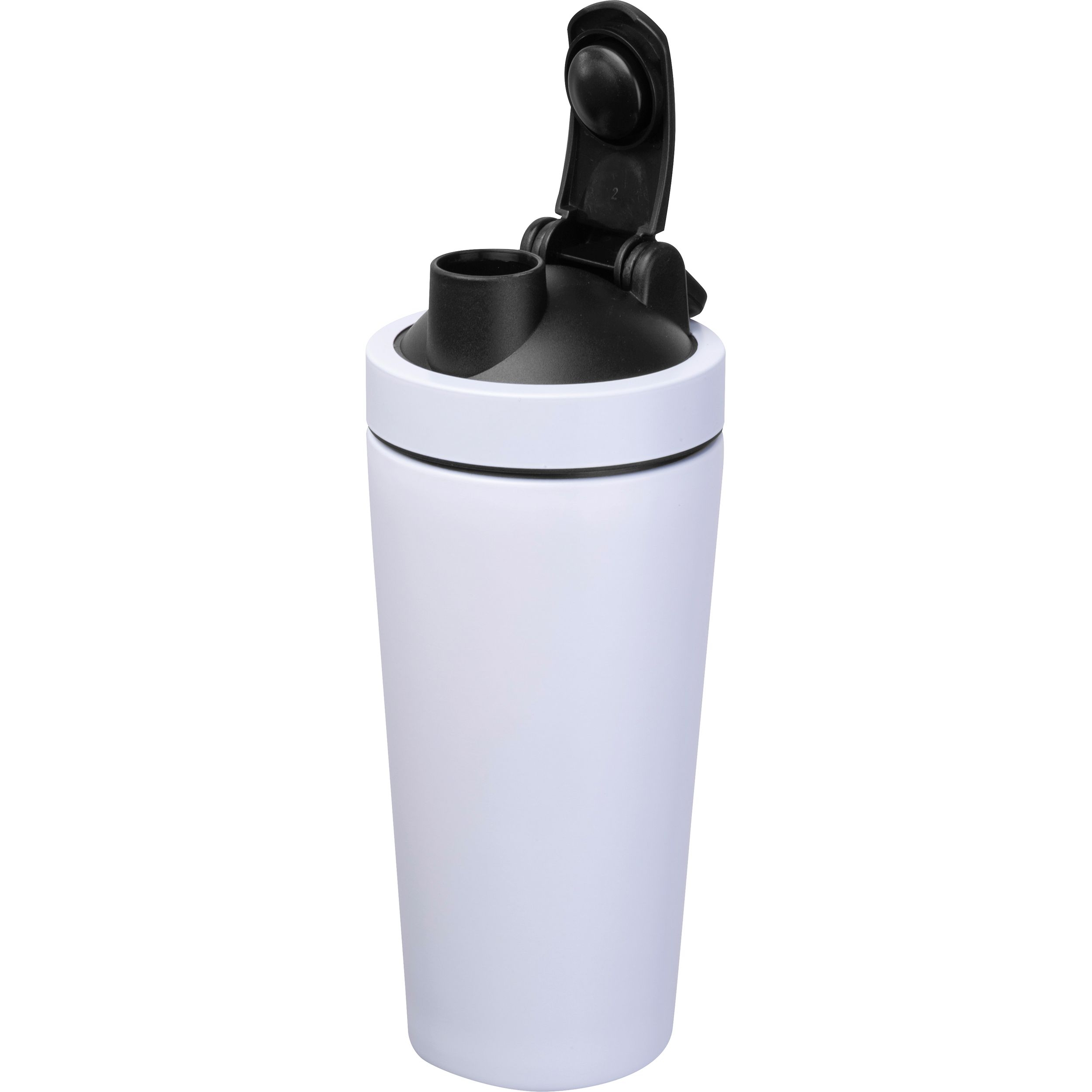 MA85589-06Proteinshaker aus Edelstahl LILY_ weiss