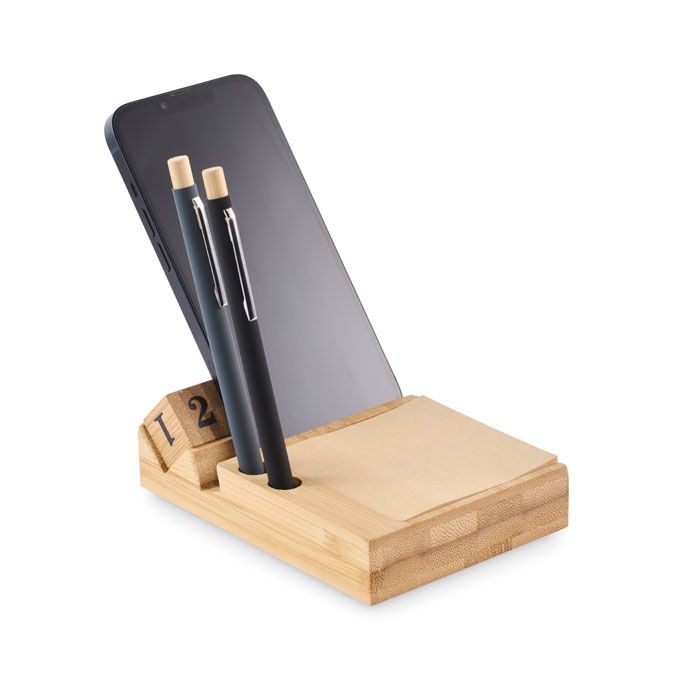 MO2250-40Bootop Tischkalender Bambus_ holz