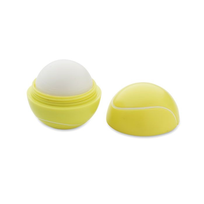 MO2214-08Tennis Lippenbalsam  Tennisball_ gelb