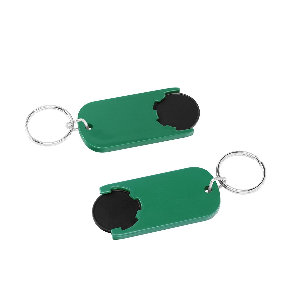 HE7439R-6-2Chiphalter mit 1€-Chip _Alpha_ schwarz_ gruen