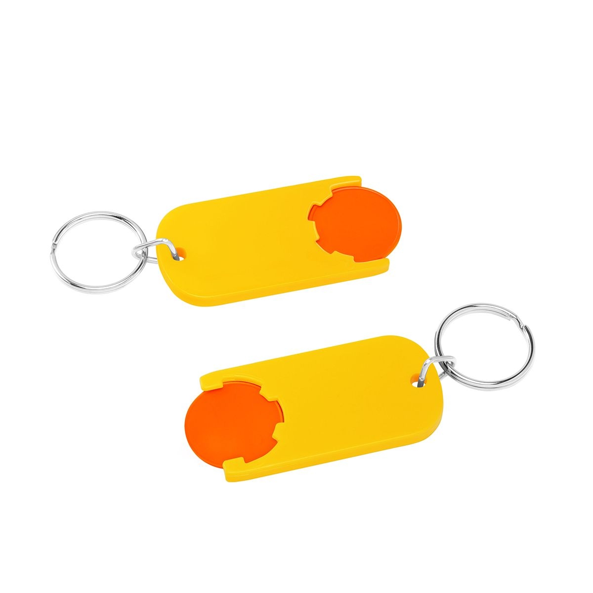 HE7439R-5-4Chiphalter mit 1€-Chip _Alpha_ orange_ gelb