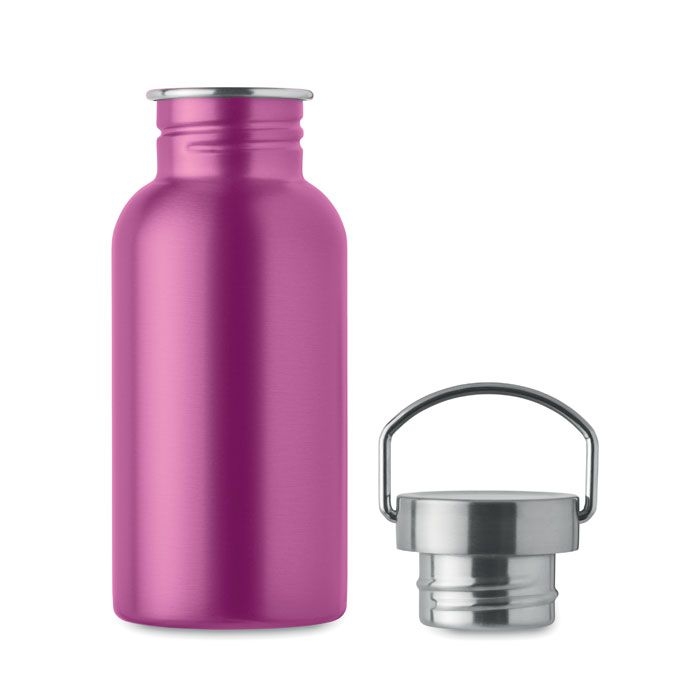 MO2562-38Florence Sing Einwandige Trinkflasche 500 ml_ fuchsia