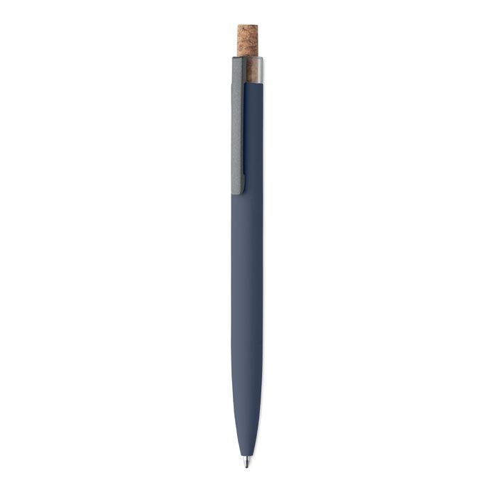 MO2652-04Bergamo _ Druckkugelschreiber recy. Alu_ blau