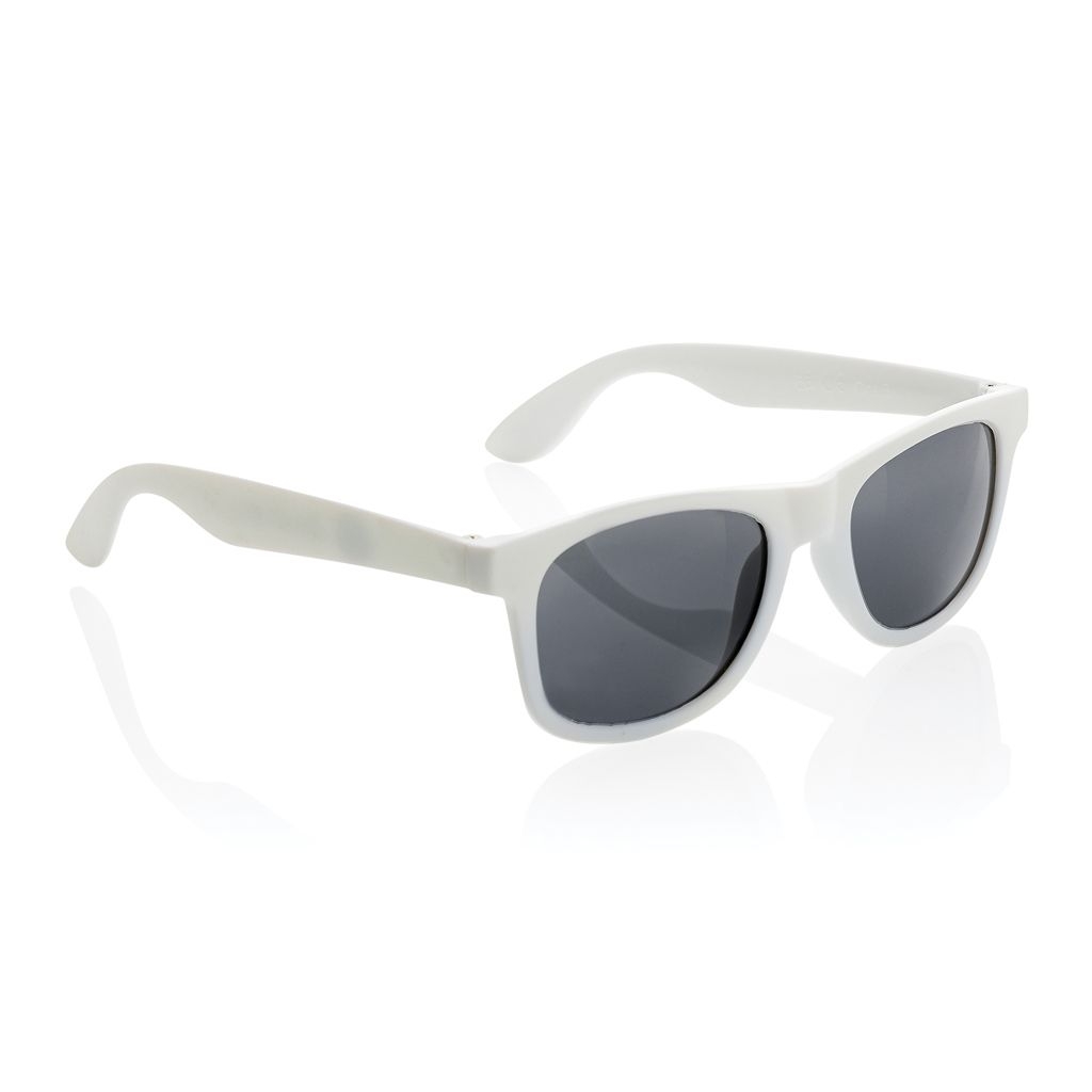 XDP453.89-3Sonnenbrille aus RCS recyceltem PP-Kunststoff_ weiss