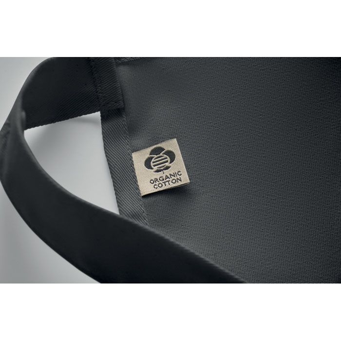 MO2249-15Gamma Kuechenschuerze Organic Cotton_ steingrau