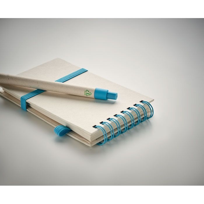 MO6837-12Mito Set DIN A6 Notizbuch-Set_ tuerkis
