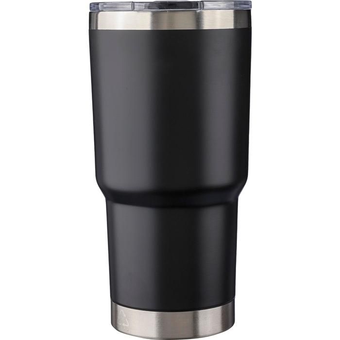 GI1171290-03Doppelwandiger Trinkbecher aus Edelstahl 590 ml Arnold_ grau