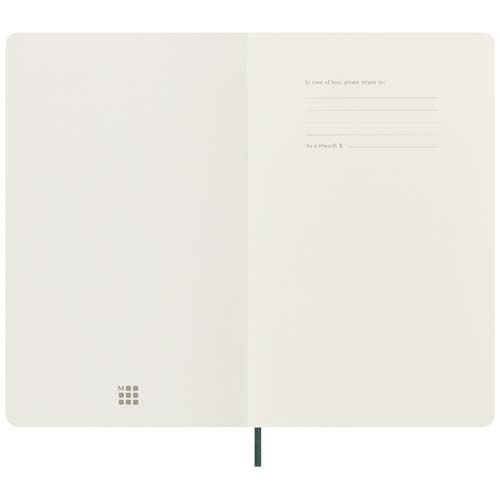 PF107931-1Moleskine 100% VEGEA® Boa Softcover Notizbuch L – liniert_ gruen
