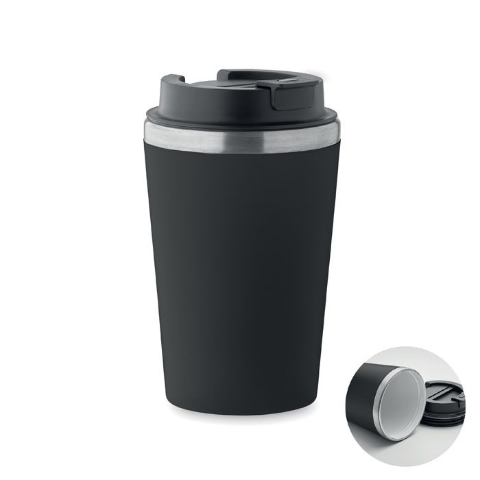 MO2572-03Blerm Doppelwandiger Becher 350 ml_ schwarz