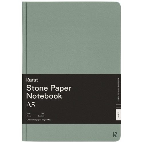 PF107790-5Karst® A5 Hardcover Notizbuch_ heather gruen