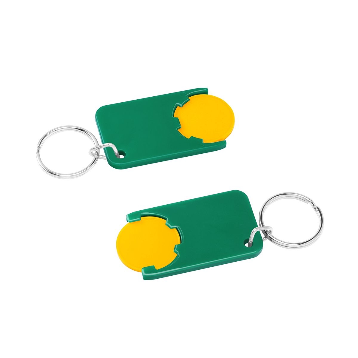 HE7454R-4-2Chiphalter mit 1€-Chip _Beta_ gelb_ gruen