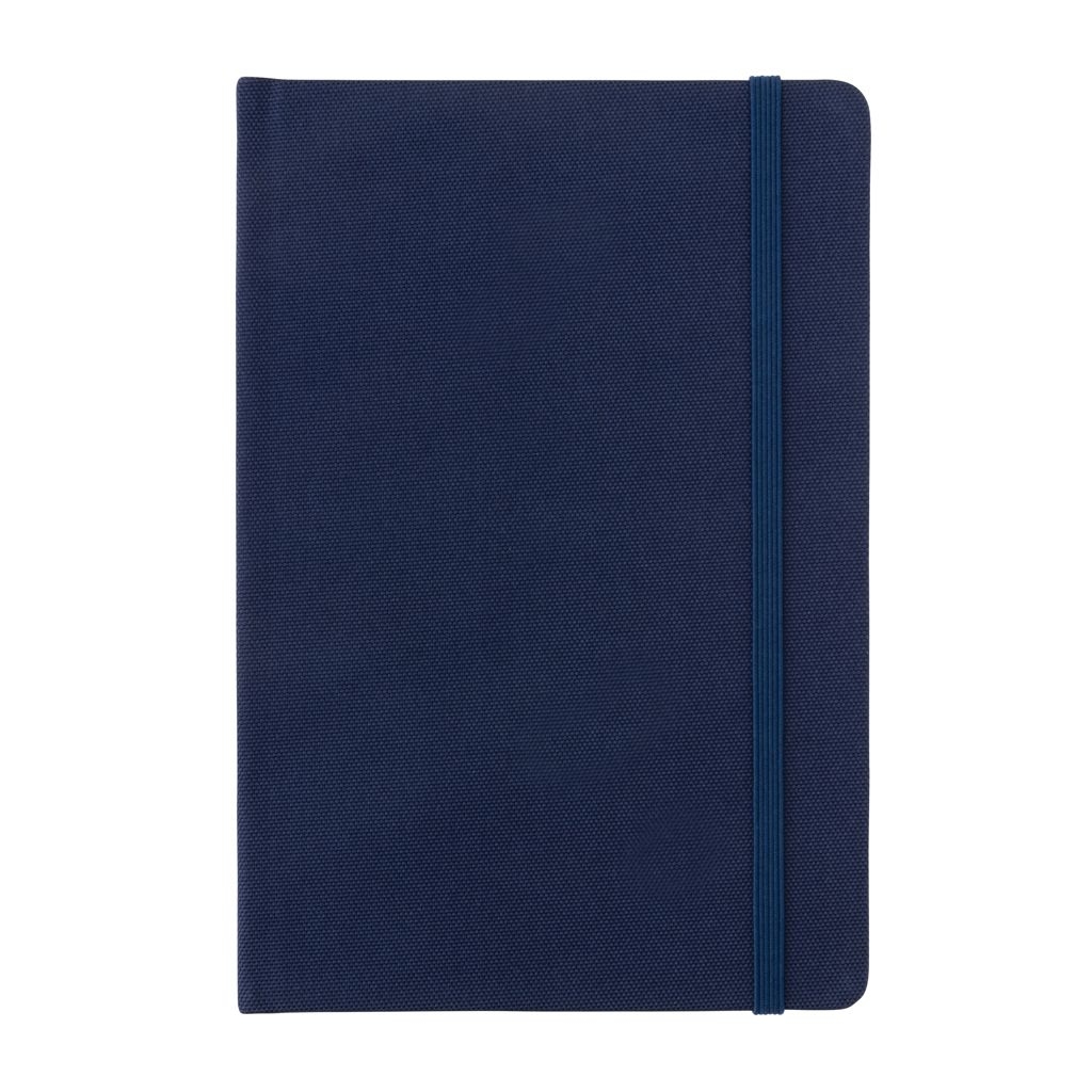 XDP774.45-5GRS-zertifiziertes rPET-A5-Notizbuch_ navy blau