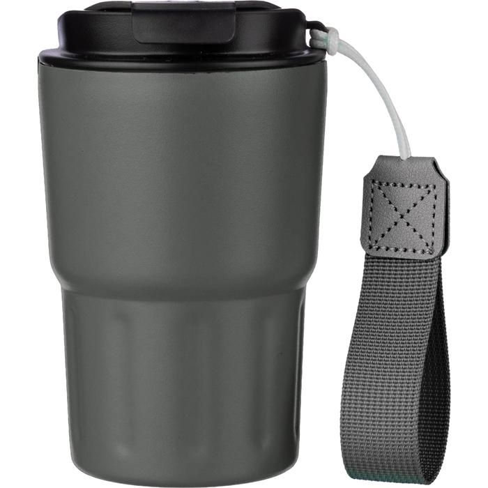 GI1096714-03Doppelwandiger Becher aus Edelstahl Louisa_ grau