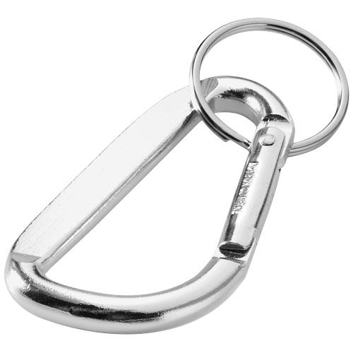 PF104572-4Timor RCS Karabiner Schluesselanhaenger aus recyceltem Aluminium _ silber