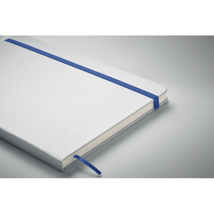 MO2578-04Route White DIN A5 Notizbuch fuer Gravur_ blau