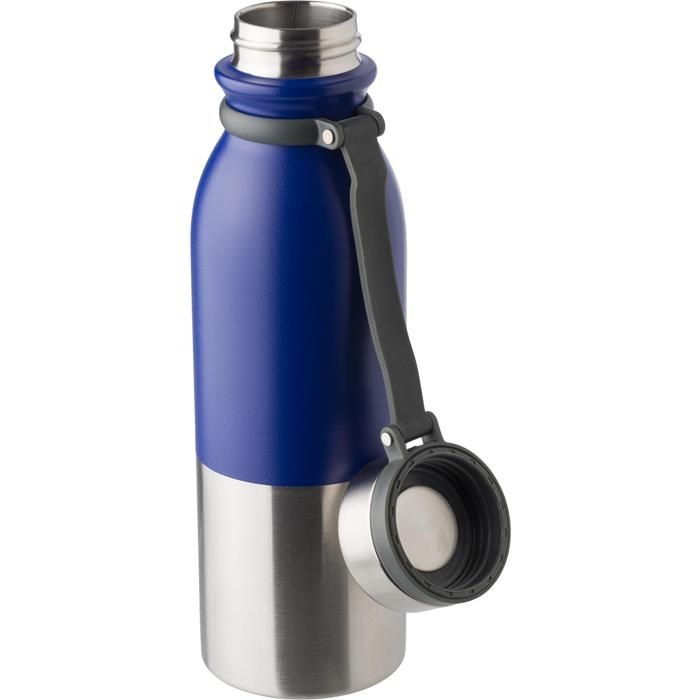 GI738371-05Edelstahlflasche _600 ml_ Will_ blau