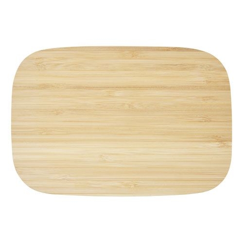 PF113275-1Tite 700 ml Lunchbox aus Edelstahl mit Bambusdeckel_ natural_silber