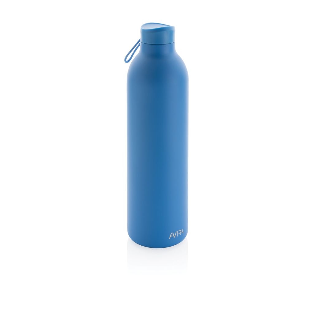 XDP438.01-5Avira Avior RCS recycelte Stainless-Steel Flasche 1L_ blau