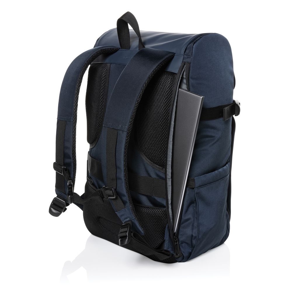 XDP763.22-5Pascal AWARE™ RPET Deluxe Weekend Rucksack_ navy blau