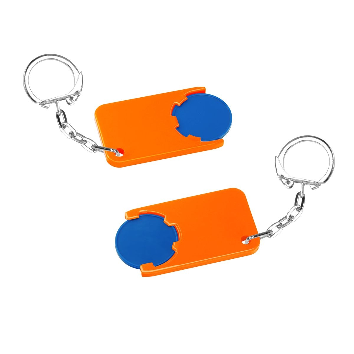 HE7454K-3-5Chiphalter mit 1€-Chip _Beta_ blau_ orange