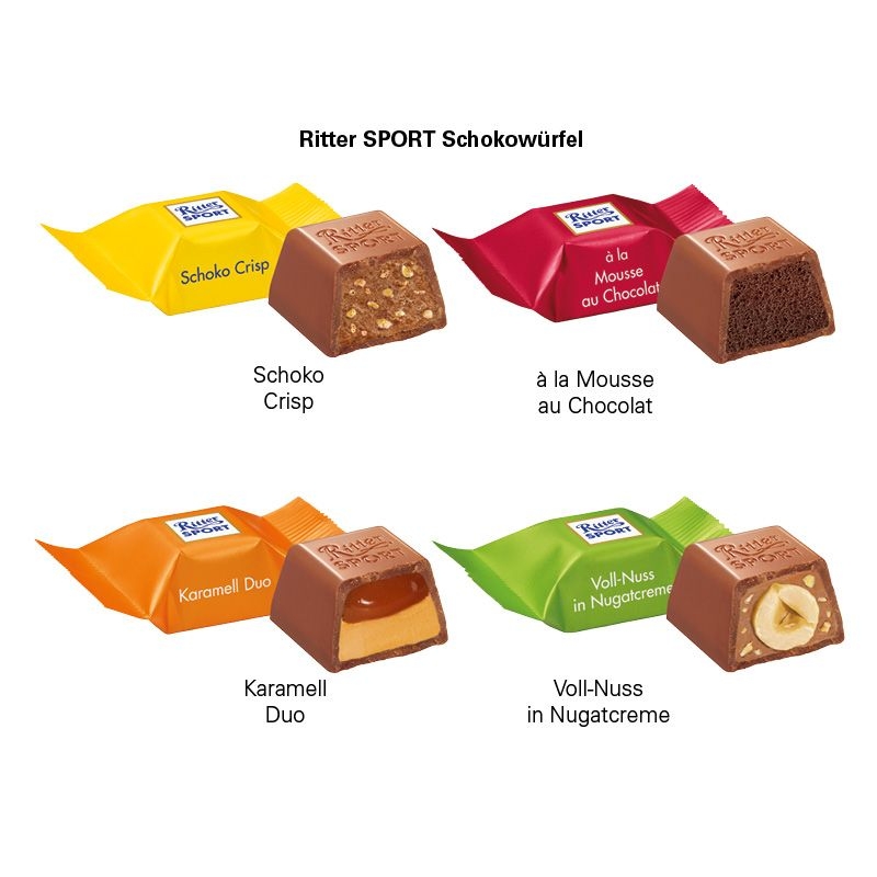 JG10250-1Kleines Praesent Ritter SPORT_ Ritter Sport Schokowuerfel_ Mousse au Chocolate
