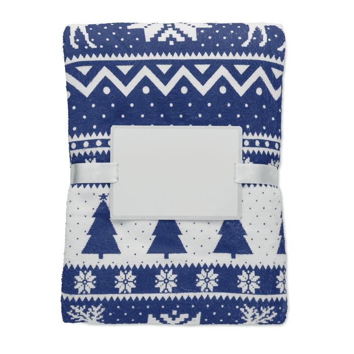 CX1548-04Tosti RPET-Fleece-Decke 190 g_m²_ blau