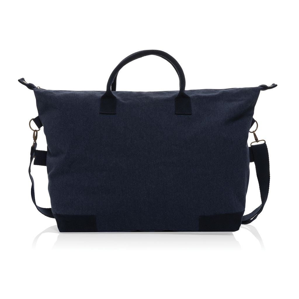 XDP707.17-5Kezar AWARE™ 500g_m² Wochenendtasche aus recyceltem Canvas_ navy blau