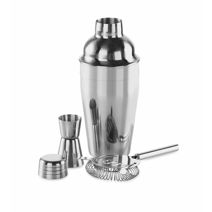 KC4298-17Fizz Cocktail-Set mit Shaker_ silber glaenzend