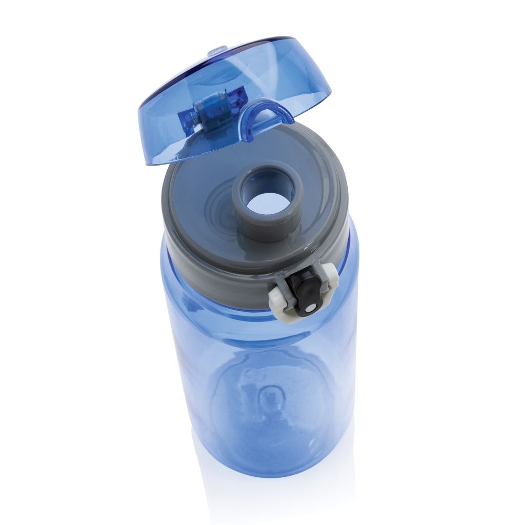 XDP437.00-5Yide RCS  rPET verschliessbare Wasserflasche 600ml_ blau