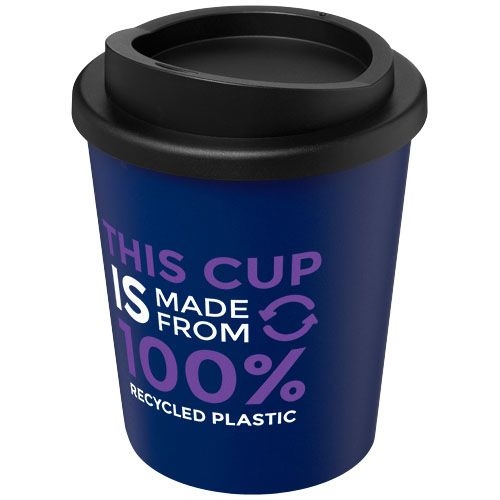 PF210452-5Americano® Espresso 250 ml recycelter Isolierbecher _ blau_schwarz