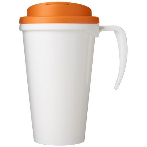 PF210420-11Brite-Ameriano® Grande 350 ml Isolierbecher mit auslaufsicherem Schraubverschluss_ weiss_orange
