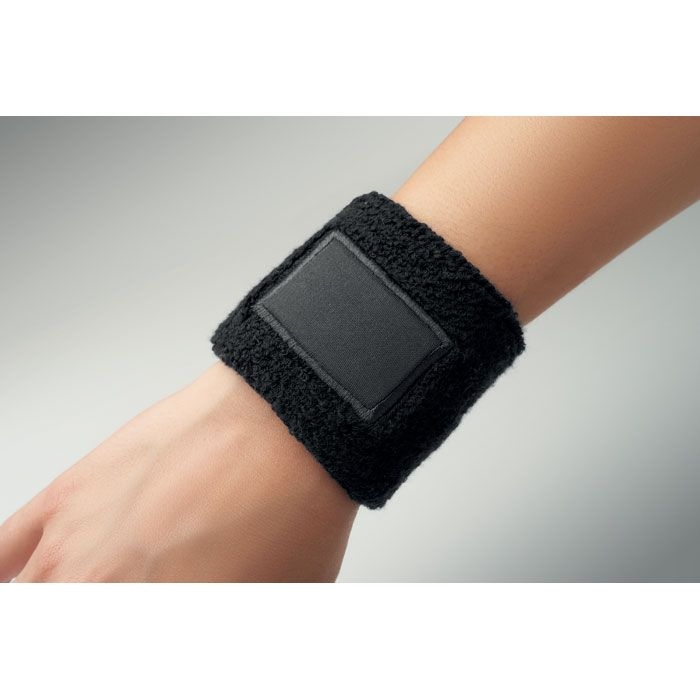 MO2608-03Tekubi Schweissarmband Polycotton_ schwarz