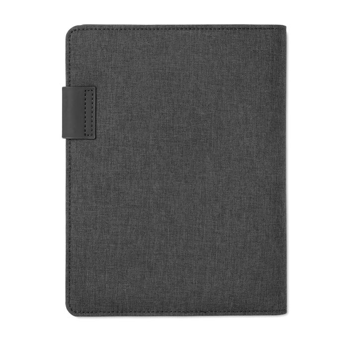 MO9231-03Powernoty DIN A5 Portfolio _ Powerbank_ schwarz