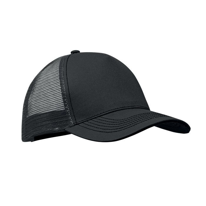 MO2986-03Blist Trucker Kappe 5 Panels_ schwarz
