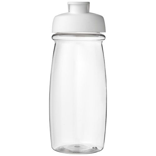 PF210054-17H2O Active® Pulse 600 ml Sportflasche mit Klappdeckel_ transparent_weiss
