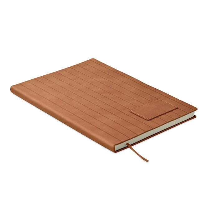 MO2663-01Tintray DIN A5 Smokey Notizbuch PU_ braun
